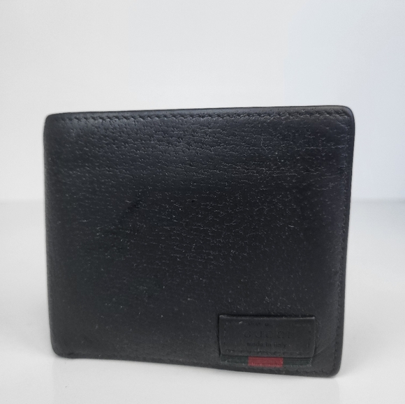 Gucci Wallet Bifold Signature Web Black GG Supreme - Picture 1 of 7